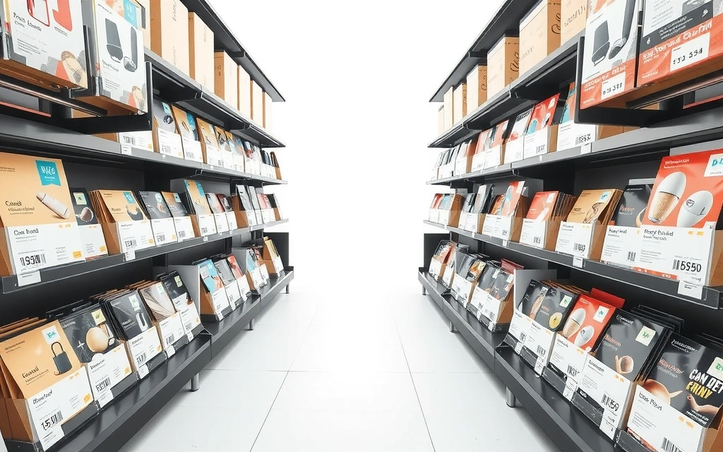 Product catalog with pricing